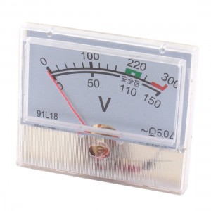 Class 5.0 Accuracy AC 0-300V Analog Voltage Rectangular Meter Voltmeter