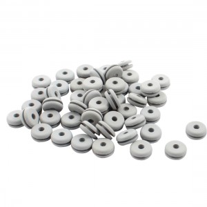 50Pcs RC Canopy Rubber Grommet 2.7x5x9.5x4.2mm for 500 Size Helicopter