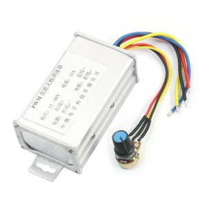 DC12-60V 10A 420W Rectangle PWM Motor Speed Controller w B10K Potentiometer