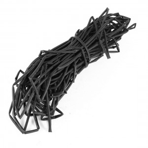 20 Meter 2.5mm Dia Ratio 2:1 Heat Shrinkable Shrinking Tube Black