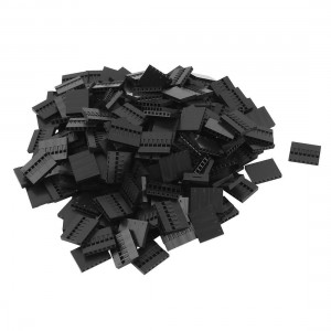 200 PCS 7 Pins 2.54mm Plastic Shell Jumper Wire Female Pin Connectors