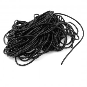138ft Black Polyethylene Spiral Wrap Cable Wire PC Manage Cord Tube
