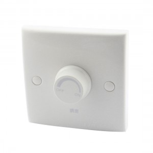 AC 200V-250V 2 Screw Terminal Wall Panel Mount Fan Speed Control Switch