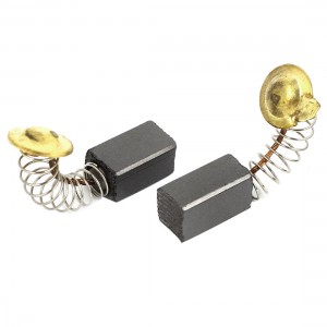2PCS Power Tool Electric Machine Motor Carbon Brushes Repair 13mm x 7mm x 6mm