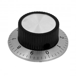 24mm Top Dia Potentiometer Control Volume Rotary Digital Knob Cap 36mm x 15mm