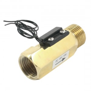 SEN-ZL21F G1/2 M/F Threaded 10W 10mA Gravity Brass Water Flow Switch Flowmeter