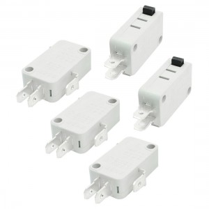 5Pcs AC250V/125V 15A DC250V/0.3A 125V/0.6A SPDT Momentary Micro Switch