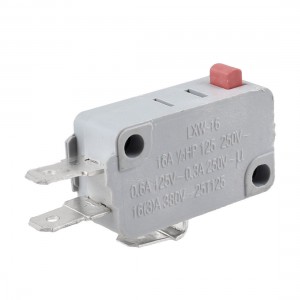 Momentary Push Button Actuator 1NO 1NC Micro Switch 0.6A 125V 0.3A 250V
