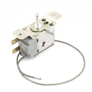 WPF22A AC 220-250V 2 Pin Refrigerator Refrigeration Thermostat w 35cm Metal Cord