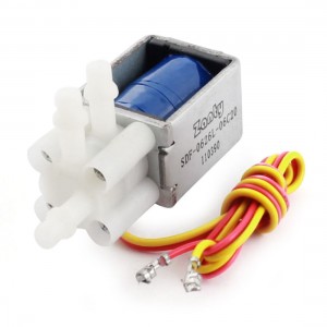 DC 6V 3mm 35g 3-Ports Open Frame Solenoid Electromagnet Gas Valve