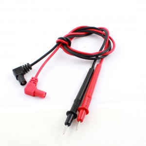 2Pcs Black Red Digital Multimeter Test Extension Lead Wire