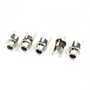 5Pcs 3Pin 5.5mmx2.5mm DC Power Jack Socket Female Connector Adapter