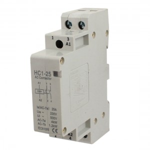 110V Coil Voltage 25A 2 Pole Universal Circuit Control AC Contactor