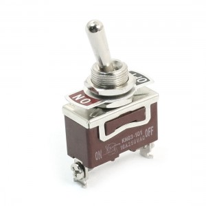 KNG3-101 SPST 2 Way Locking Rocker Type Toggle Switch AC 250V 16A