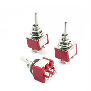 3pcs DPDT 2 Positions ON/ON Auto Motor Rocker Toggle Switch AC250V 2A 120V 5A