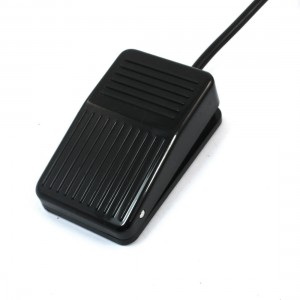 250V 10A SPDT 1NO 1NC Handsfree Momentary Antislip Foot Pedal Switch 1m