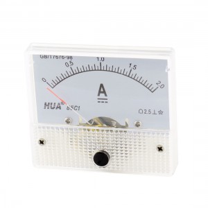 DC 0-2A Class 1.5 Current Testing Panel Analog Meter Ammeter 85C1