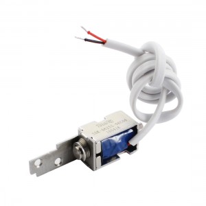 6V 1A 6W 3mm 50g 25% Opening Frame Push Pull Type DC Solenoid Electromagnet