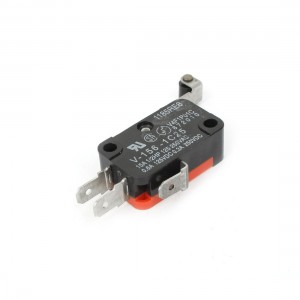 AC125V-250V 15A SPDT Momentary Short Hinge Roller Lever Limit Micro Switch