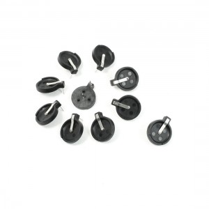 10 Pcs 2 Pins CR1616 Coin Button Battery Holder Container