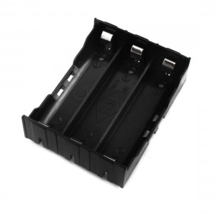 Open Frame Plastic Housing 3 x 3.7V 18650 Battery Holder Case Cell Box