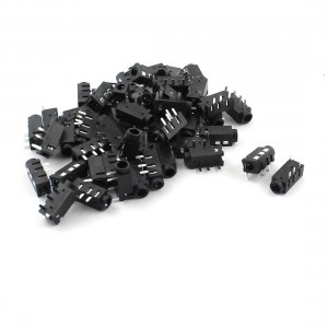 Earphone 4 Pin 3.5mm SMD PCB Mount Female Stereo Socket Connector 50pcs