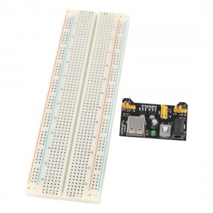 MB102 Breadboard 830Point Solderless PCB Bread Board Test DIY w Power Module