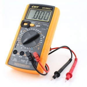 VC890C+ AC to DC Voltmeter Ammeter Resistance LCD Digital Multitester