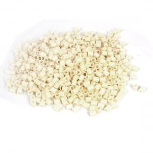 6mm Inner Diameter 10mm Length Ivory Plastic Spacers Washers Standoffs 1000 Pcs