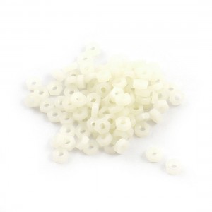 100 PCS M2.5 Female Thread Nylon Hex Nut Threaded Spacer Support for PCB Board