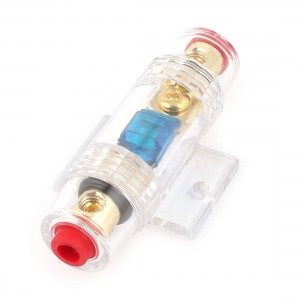 Clear Plastic Inline ANL 60A Audio Fuseholder for Auto Amplifier