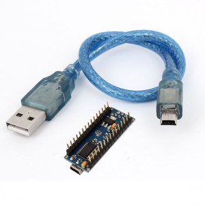 Arduino Compatible Nano V3 0 ATMEGA328P Mini USB Micro Controller Board w Cable