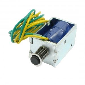 DC 24V 1 33A Open Frame Pull Type Linear Electronic Solenoid