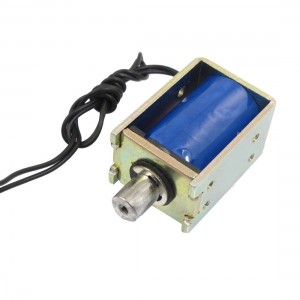 DC 24V 0 6A 400GF Force 5mm Stroke Pull Type Solenoid Electromagnet