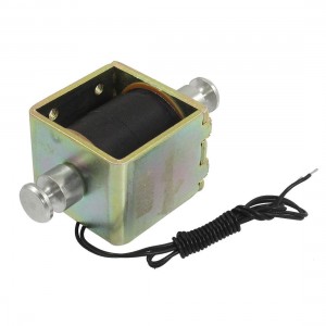 DC 24V 0 66A 2mm Stroke 2kg Force Push Type Solenoid Electromagnet