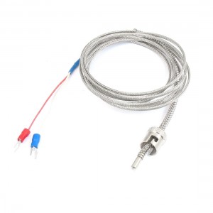 10mm x 4.5mm Probe 0-500C Temperature Controller Spring Thermocouple 2M