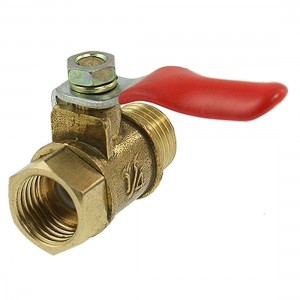 0.51" Male Thread to 0.47" Female Thread Pneumatic Ball Valve