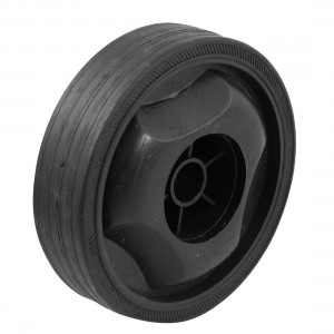 16mm Mount Hole Black Plastic Component Gas Air Pump Wheel