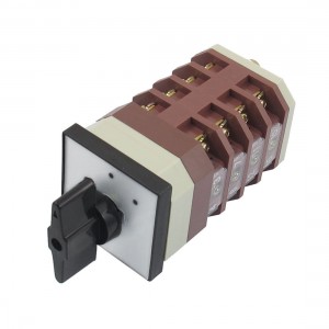 Self Locking AC 380V 16A Two Position Cam Combination Changeover Switch New