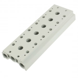 Rectangle 6 Stations Ceramic Manifold Base for Solenoid Valve