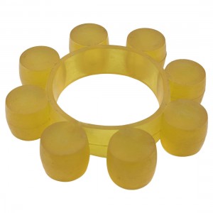 85mm Bore Yellow Polyurethan PU Drive Shaft Coupler Damper