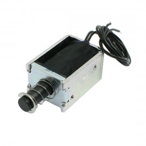DC 24V 0 8A Open Frame Electromagnetic Linear Solenoid 6mm