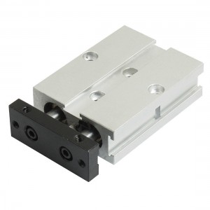 Double Acting 10mm Bore 10mm Stroke Dual Rod Air Cylinder