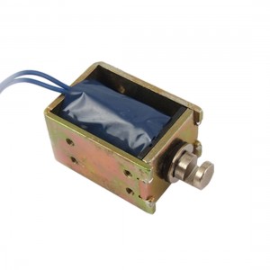 DC 24V 1.2A 600gf Force 6mm Stroke Pull Type Solenoid