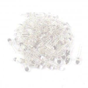 100Pcs 5mm White Superbrigh 鈥婾ltra-Bright LED Light Lamp Emitting Diode 12000MCD
