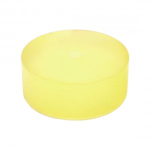 79mm x 30mm Shock Absorber Polyurethane PU Pad Sheet Clear Yellow