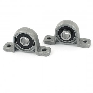 2pcs Self Align 8mm Bore Inner Ball Mounted Pillow Block Insert Bearing KP08