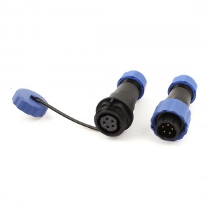 Pair Waterproof Aviation Cable Connector Plug + Socket SD16-5 5 Pin IP68
