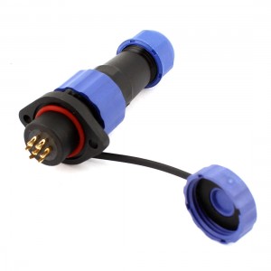 SD16 16mm 7 Pin Flanged Waterproof Aviation Connector Plug Socket IP68