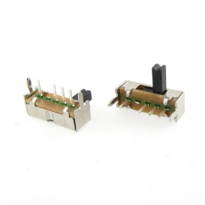 10 Pcs x PCB Mount 4 Pin 3 Position SP3T 1P3T Slide Switch 90 Deg 0.5A 50V DC